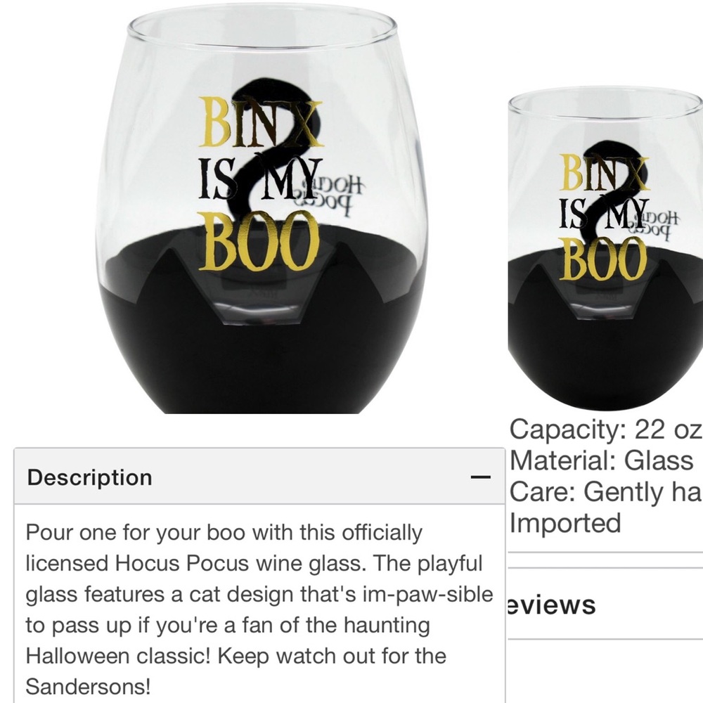 Hocus Pocus Glass🎃👻 - Picture 10 of 10